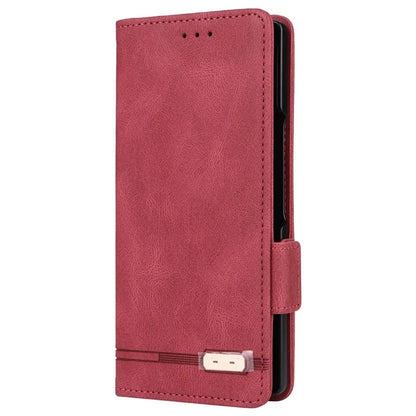 For Samsung Galaxy Z Fold6 5G Case Wallet Leather Folding Phone Cover Hardware Decor