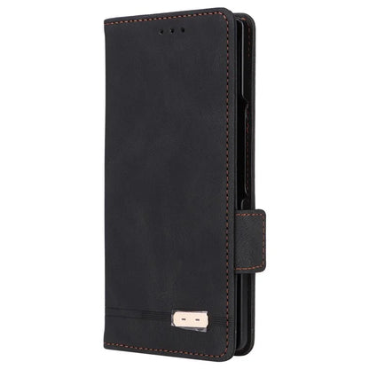 For Samsung Galaxy Z Fold6 5G Case Wallet Leather Folding Phone Cover Hardware Decor