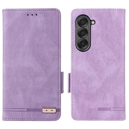For Samsung Galaxy Z Fold6 5G Case Wallet Leather Folding Phone Cover Hardware Decor