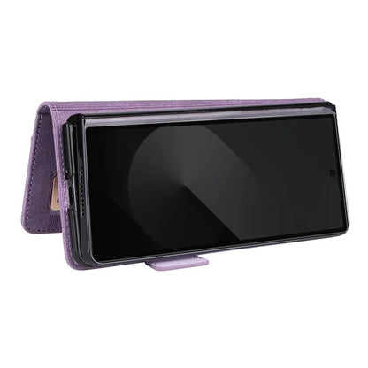 For Samsung Galaxy Z Fold6 5G Case Wallet Leather Folding Phone Cover Hardware Decor