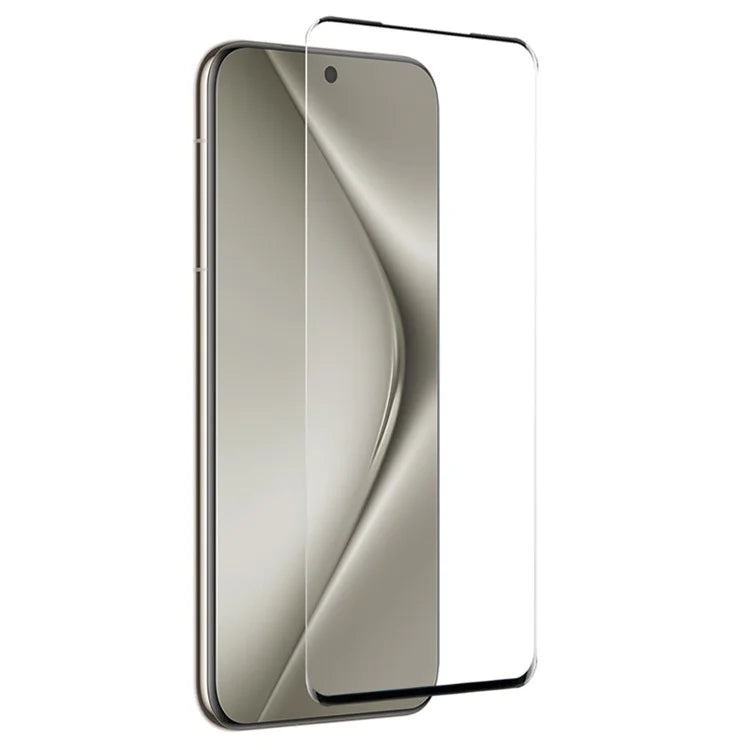 NORTHJO For Huawei Pura 70 Ultra Case Clear TPU Phone Cover with 3D Curved Tempered Glass Film