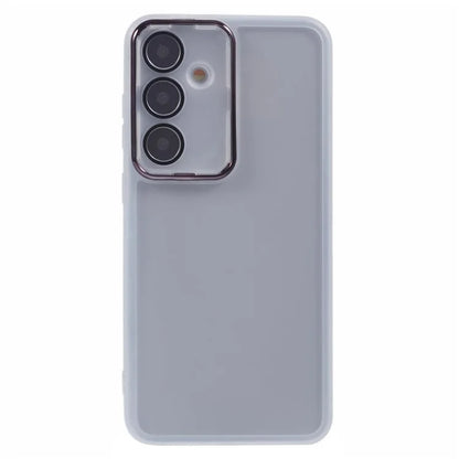 DKSM Series For Samsung Galaxy A25 5G (Global) (161.0 X 76.5 X 8.3mm) Case Electroplated Camera Frame TPU Phone Cover