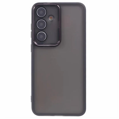 DKSM Series For Samsung Galaxy A25 5G (Global) (161.0 X 76.5 X 8.3mm) Case Electroplated Camera Frame TPU Phone Cover