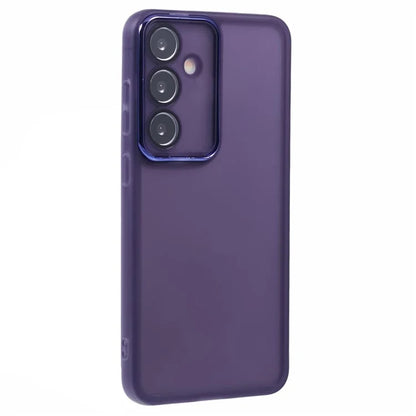 DKSM Series For Samsung Galaxy A25 5G (Global) (161.0 X 76.5 X 8.3mm) Case Electroplated Camera Frame TPU Phone Cover