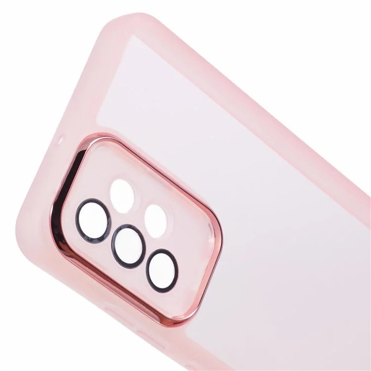DKSM Series For Samsung Galaxy A33 5G Case Electroplated Camera Frame TPU Phone Cover