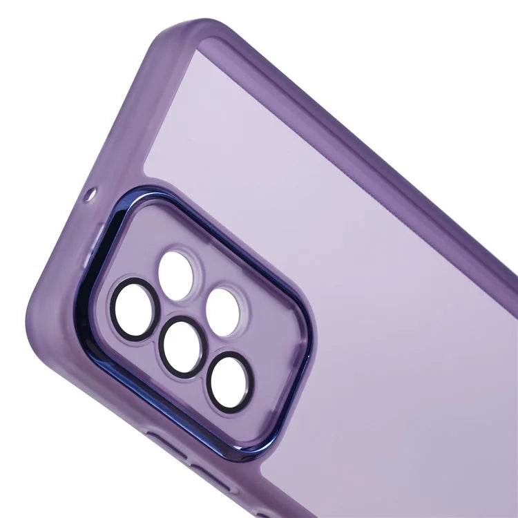 DKSM Series For Samsung Galaxy A33 5G Case Electroplated Camera Frame TPU Phone Cover