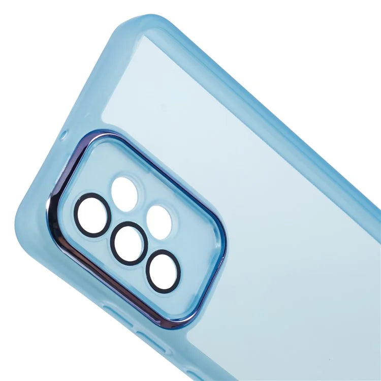 DKSM Series For Samsung Galaxy A33 5G Case Electroplated Camera Frame TPU Phone Cover