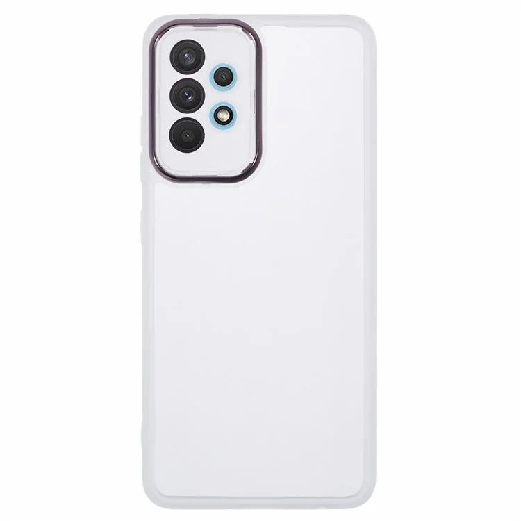 DKSM Series For Samsung Galaxy A33 5G Case Electroplated Camera Frame TPU Phone Cover