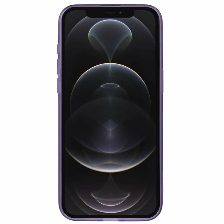 DKSM Series For iPhone 12 Pro Case Electroplated Camera Frame TPU Phone Cover