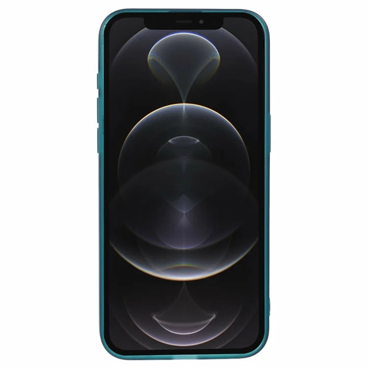 DKSM Series For iPhone 12 Pro Max Case Electroplated Camera Frame TPU Phone Cover