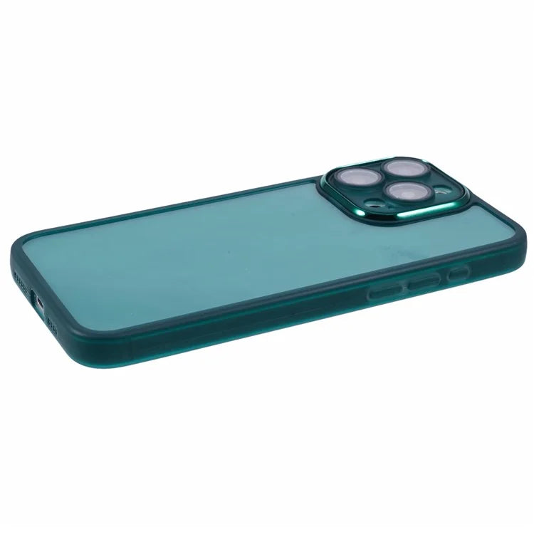DKSM Series For iPhone 12 Pro Max Case Electroplated Camera Frame TPU Phone Cover