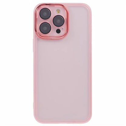 DKSM Series For iPhone 13 Pro Case Electroplated Camera Frame TPU Phone Cover