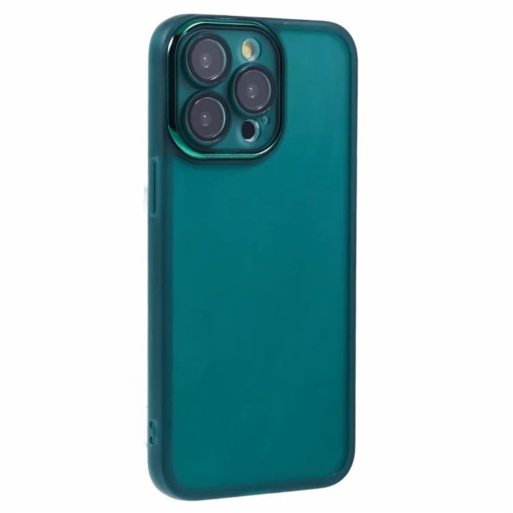 DKSM Series For iPhone 14 Pro Max Case Electroplated Camera Frame TPU Phone Cover