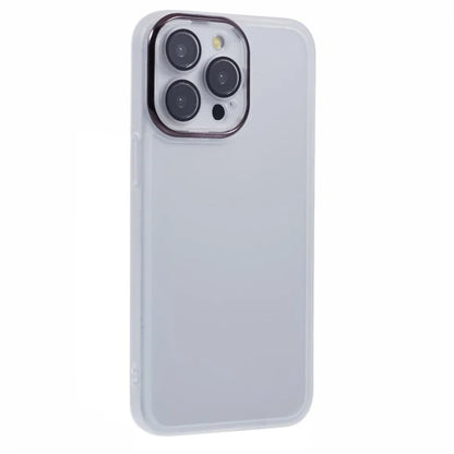 DKSM Series For iPhone 14 Pro Max Case Electroplated Camera Frame TPU Phone Cover