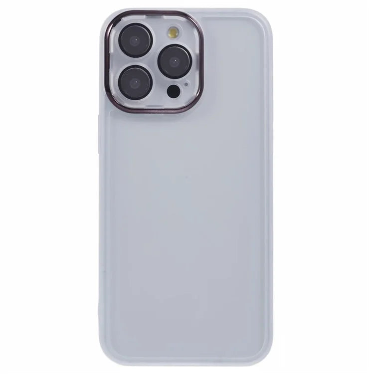 DKSM Series For iPhone 14 Pro Max Case Electroplated Camera Frame TPU Phone Cover