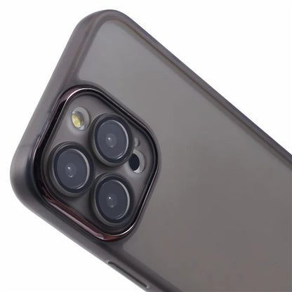 DKSM Series For iPhone 14 Pro Case Electroplated Camera Frame TPU Phone Cover