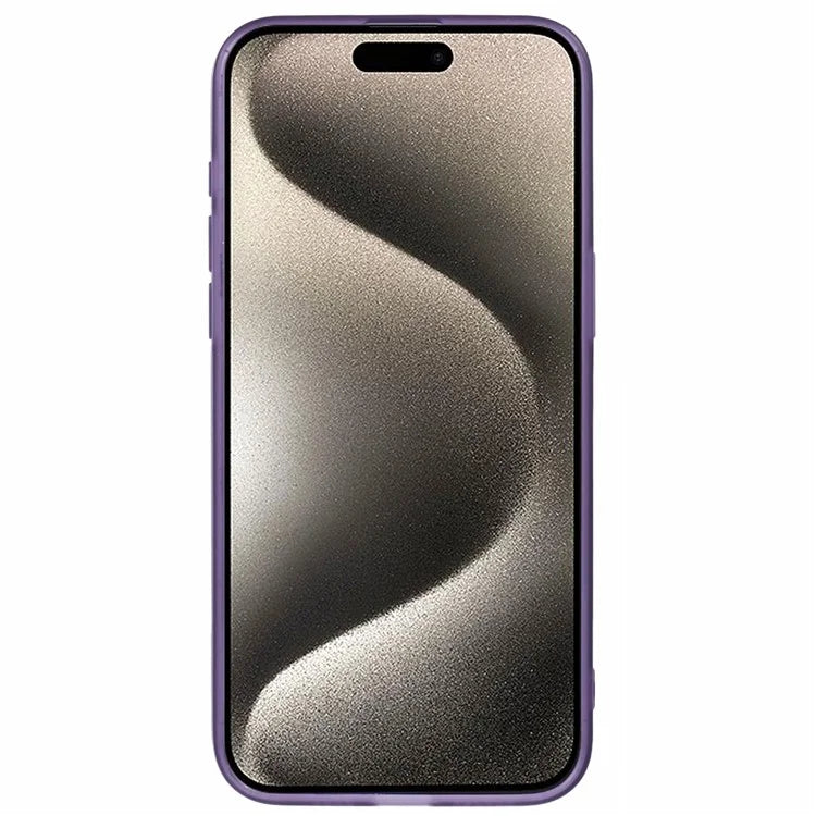DKSM Series For iPhone 15 Pro Case Electroplated Camera Frame TPU Phone Cover