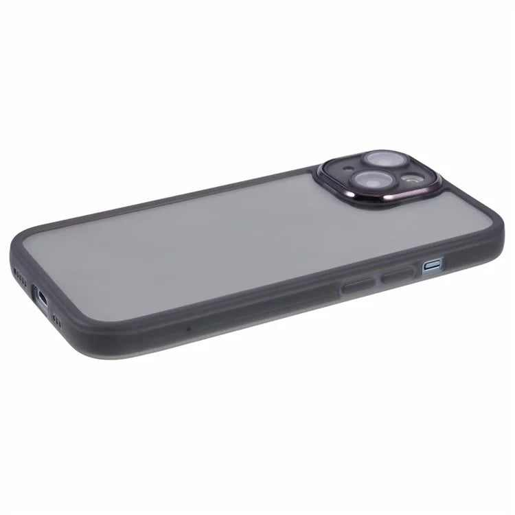 DKSM Series For iPhone 14 Case Electroplated Camera Frame TPU Phone Cover