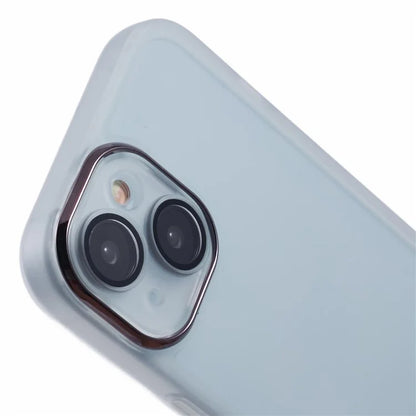 DKSM Series For iPhone 15 Plus Case Electroplated Camera Frame TPU Phone Cover