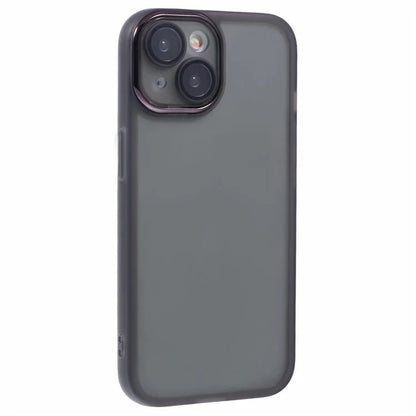 DKSM Series For iPhone 15 Plus Case Electroplated Camera Frame TPU Phone Cover