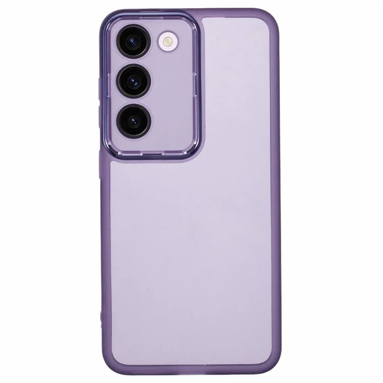 DKSM Series For Samsung Galaxy S23+ Case Electroplated Camera Frame TPU Phone Cover