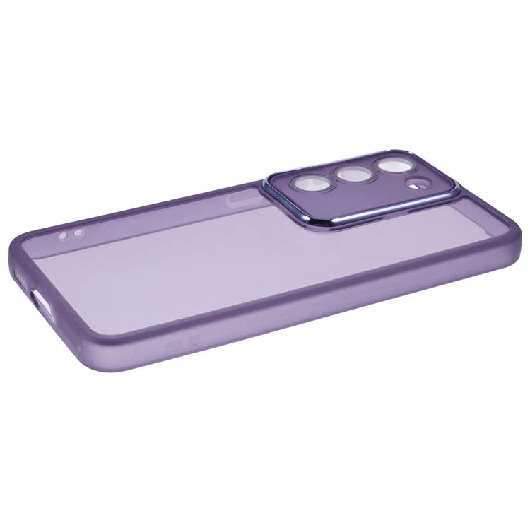 DKSM Series For Samsung Galaxy S23+ Case Electroplated Camera Frame TPU Phone Cover