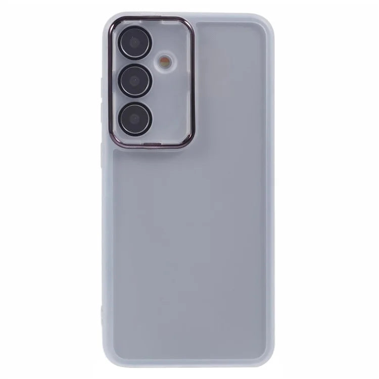 DKSM Series For Samsung Galaxy S23 FE Case Electroplated Camera Frame TPU Phone Cover