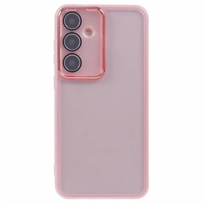 DKSM Series For Samsung Galaxy S23 FE Case Electroplated Camera Frame TPU Phone Cover