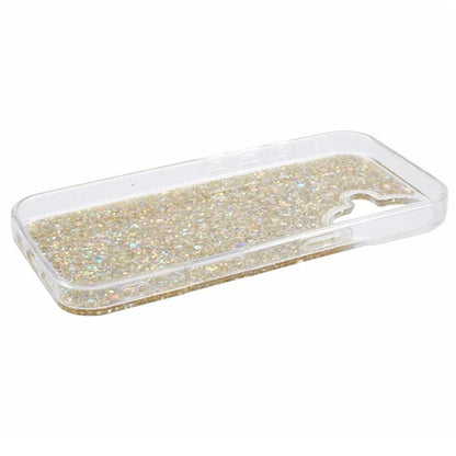 For iPhone 16 Plus Case Protective Soft TPU Phone Cover with Glittery Surface