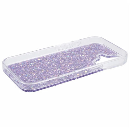 For iPhone 16 Plus Case Protective Soft TPU Phone Cover with Glittery Surface