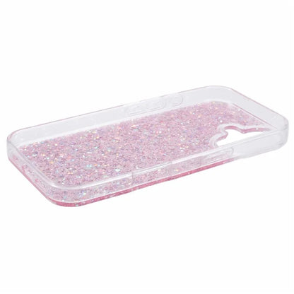 For iPhone 16 Plus Case Protective Soft TPU Phone Cover with Glittery Surface