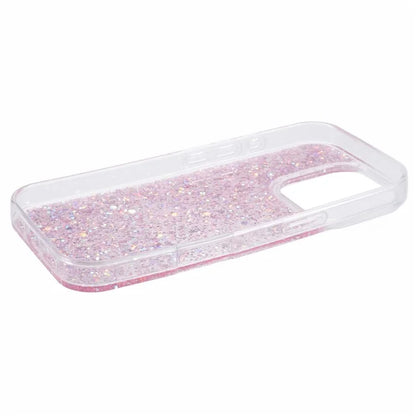 For iPhone 16 Pro Max Case Glittery Design Anti-Drop Soft TPU Phone Cover