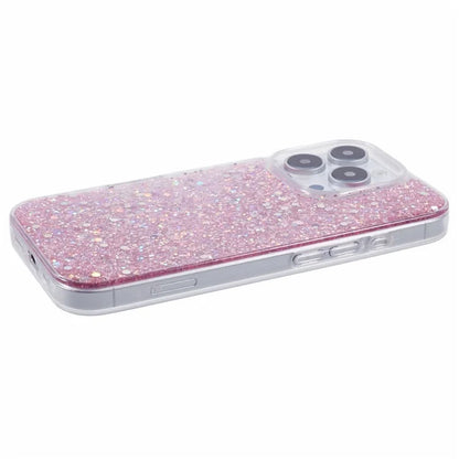 For iPhone 16 Pro Max Case Glittery Design Anti-Drop Soft TPU Phone Cover