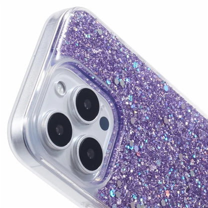 For iPhone 16 Pro Max Case Glittery Design Anti-Drop Soft TPU Phone Cover
