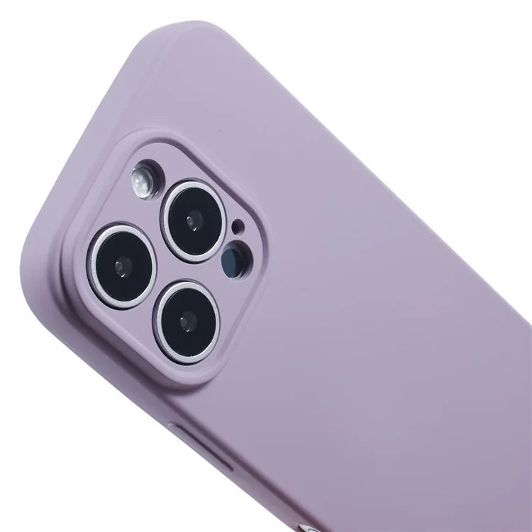 For iPhone 16 Pro Max Case Fiber Lining TPU Shockproof Phone Cover with Crossbody Lanyard