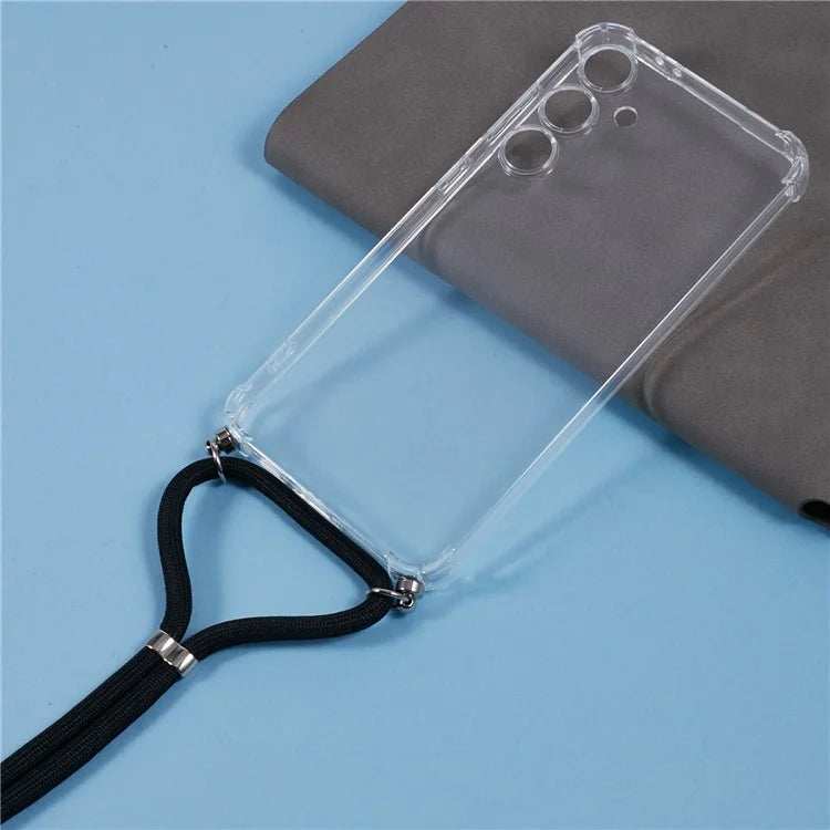 For Samsung Galaxy S24 FE Case TPU Clear Phone Cover Reinforced Corner