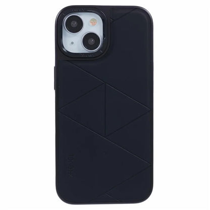 X-LEVEL For iPhone 14 / 13 Case Leather+PC+TPU Protective Phone Cover Geometric Pattern Lines