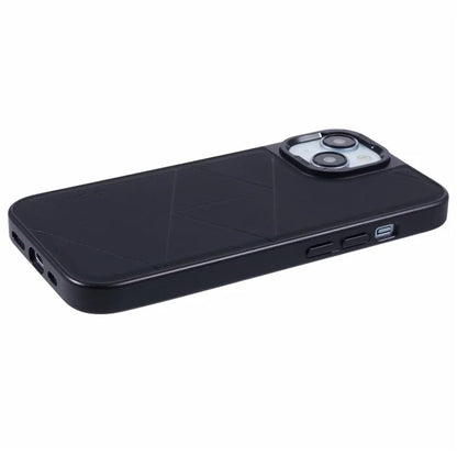 X-LEVEL For iPhone 14 / 13 Case Leather+PC+TPU Protective Phone Cover Geometric Pattern Lines