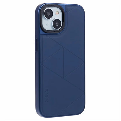 X-LEVEL For iPhone 15 Case Shockproof Geometric PU Leather Back Cover