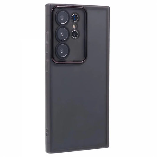 DKSM Series For Samsung Galaxy S22 Ultra 5G Case Electroplated Camera Frame TPU Phone Cover