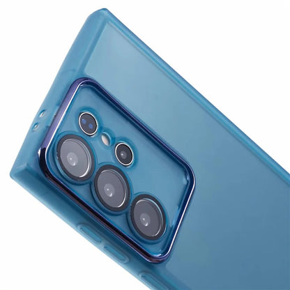 DKSM Series For Samsung Galaxy S22 Ultra 5G Case Electroplated Camera Frame TPU Phone Cover