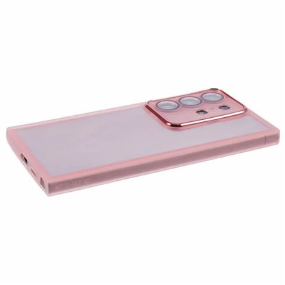 DKSM Series For Samsung Galaxy S22 Ultra 5G Case Electroplated Camera Frame TPU Phone Cover