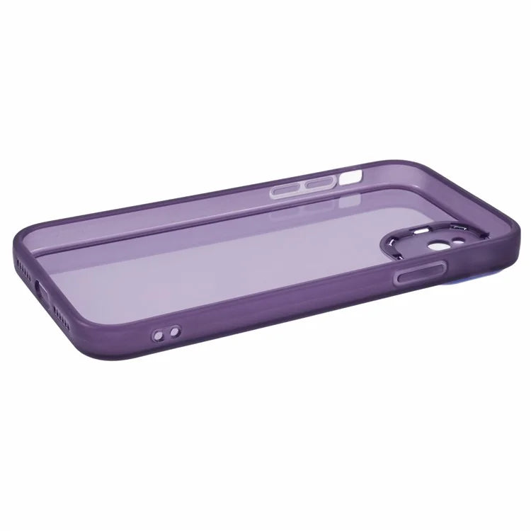 DKSM Series For iPhone 12 Case Electroplated Camera Frame TPU Phone Cover