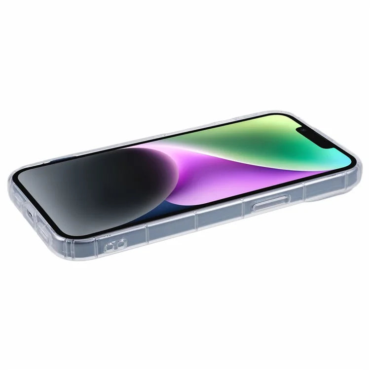 For iPhone 13 Case Airbag Cushion Protective TPU Clear Phone Cover