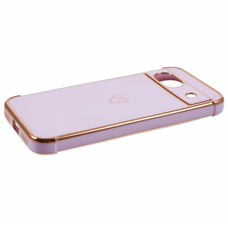 For Google Pixel 8a Case Love Heart TPU Shockproof Protective Phone Cover