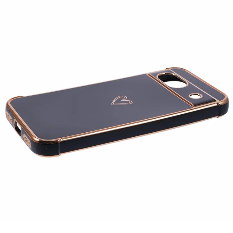 For Google Pixel 8a Case Love Heart TPU Shockproof Protective Phone Cover