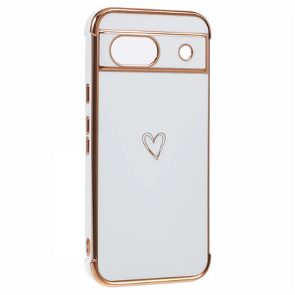 For Google Pixel 8a Case Love Heart TPU Shockproof Protective Phone Cover