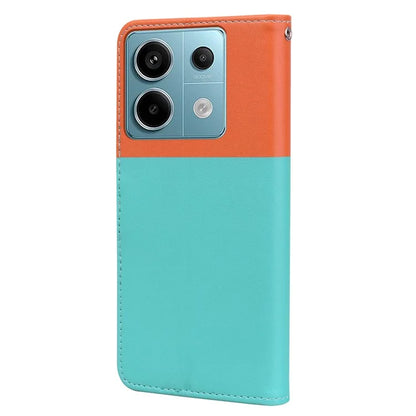 Cartoon Pet Series for Xiaomi Redmi Note 13 Pro 4G / Poco M6 Pro 4G Case Splicing Leather Wallet Phone Cover