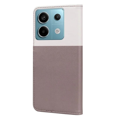 Cartoon Pet Series for Xiaomi Redmi Note 13 Pro 4G / Poco M6 Pro 4G Case Splicing Leather Wallet Phone Cover