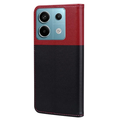 Cartoon Pet Series for Xiaomi Redmi Note 13 Pro 4G / Poco M6 Pro 4G Case Splicing Leather Wallet Phone Cover